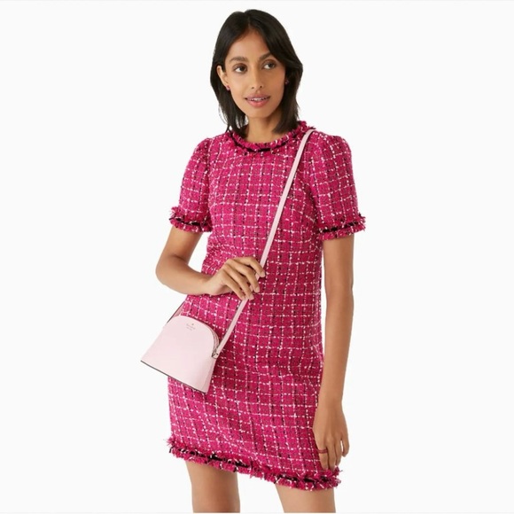 Kate Spade Mitten Pink Schuyler Small Dome Crossbody Bag - Picture 4 of 9